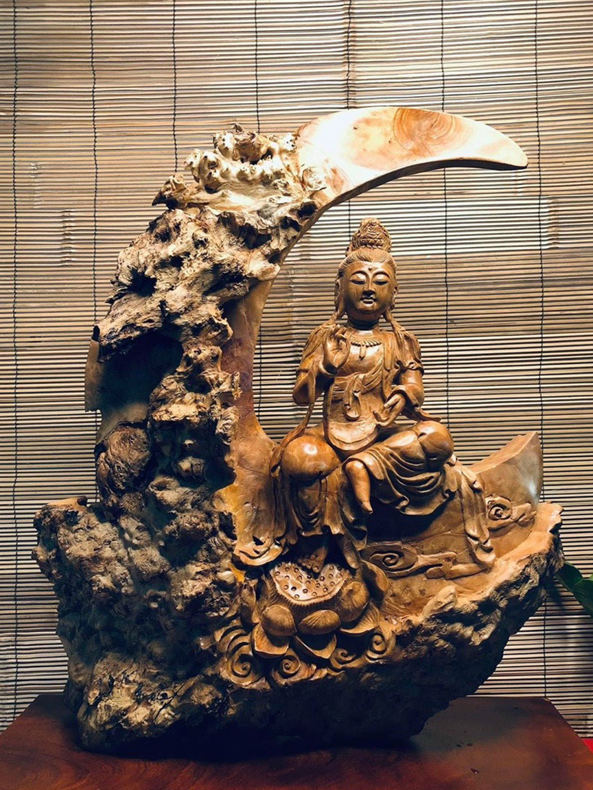tượng gỗ nghệ thuật, top những món quà tặng doanh nhân đẹp