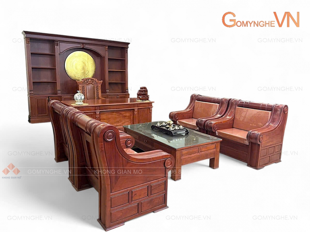 bộ bàn ghế sofa Pháo gỗ Hương