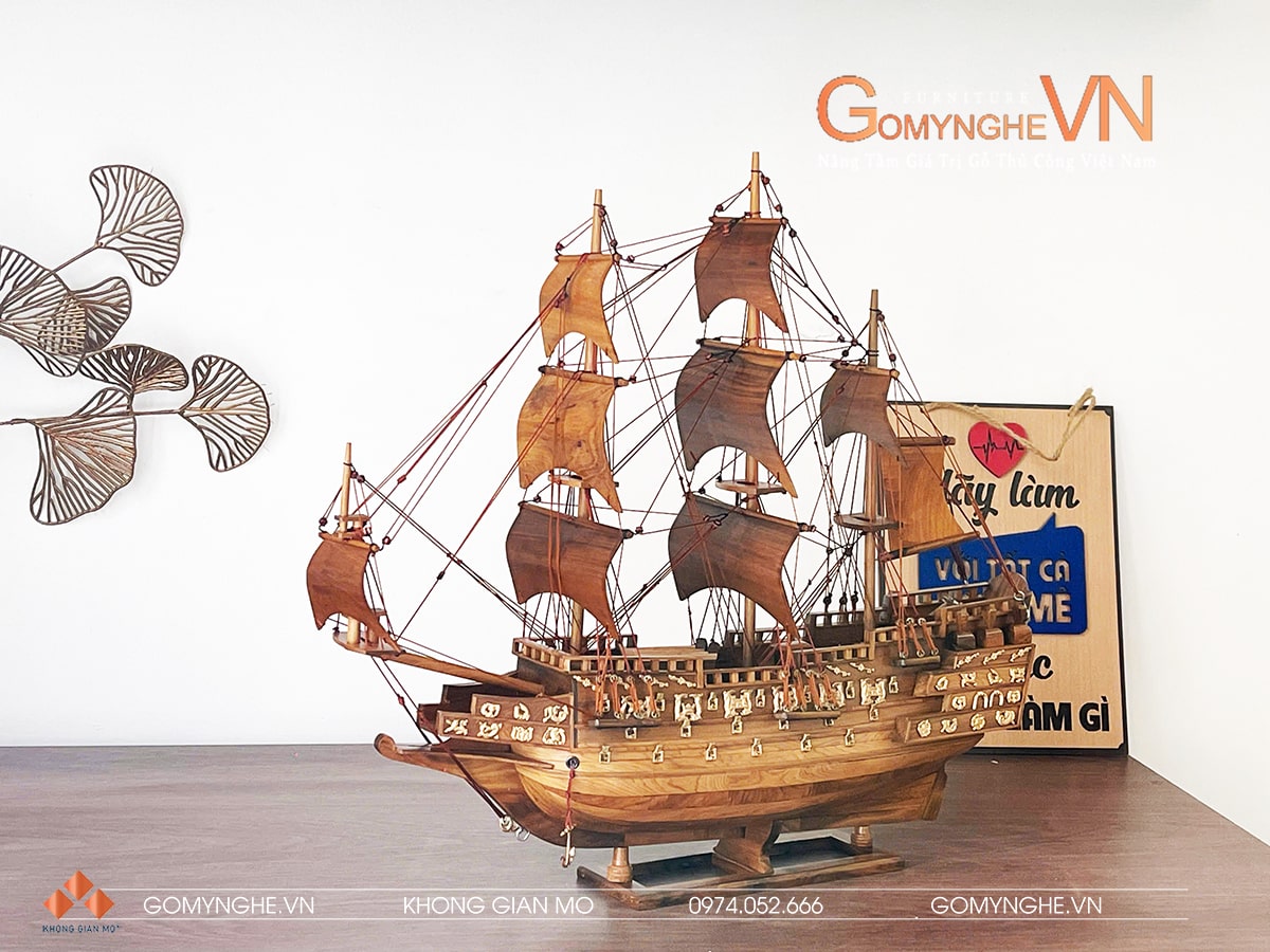 Gợi ý các mẫu thuyền buồm gỗ đẹp làm quà tặng cuối năm, Tết, khai trương – vừa độc đáo vừa mang ý nghĩa may mắn. Sản phẩm thủ công tinh xảo, giá hợp lý.