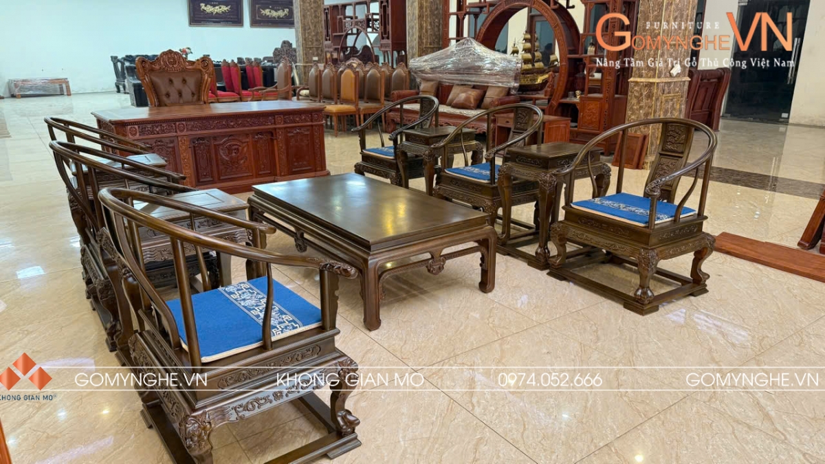 Bộ ghê bàn trà Bộ bàn trà gỗ tự nhiên