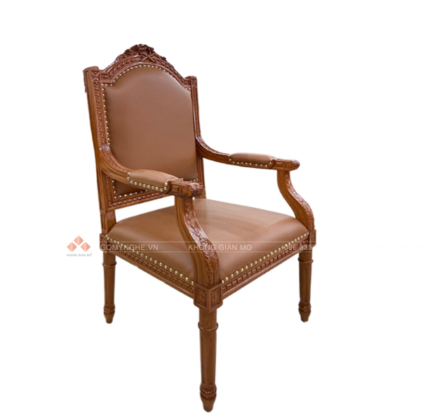 Ghế giám đốc gỗ gõ tự nhiên mạ vàng, mẫu tổng thống putin