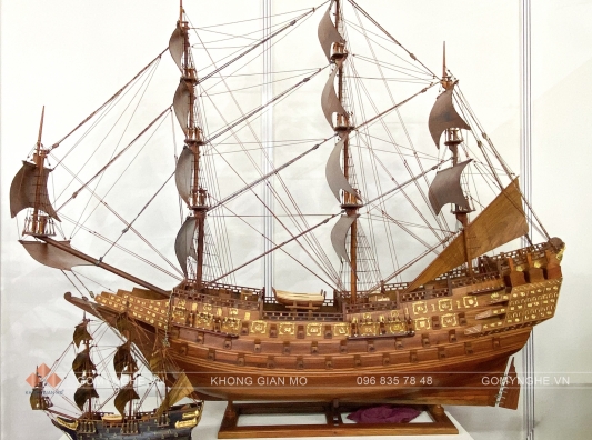 Mô hình thuyền buồm Hương phong thủy
