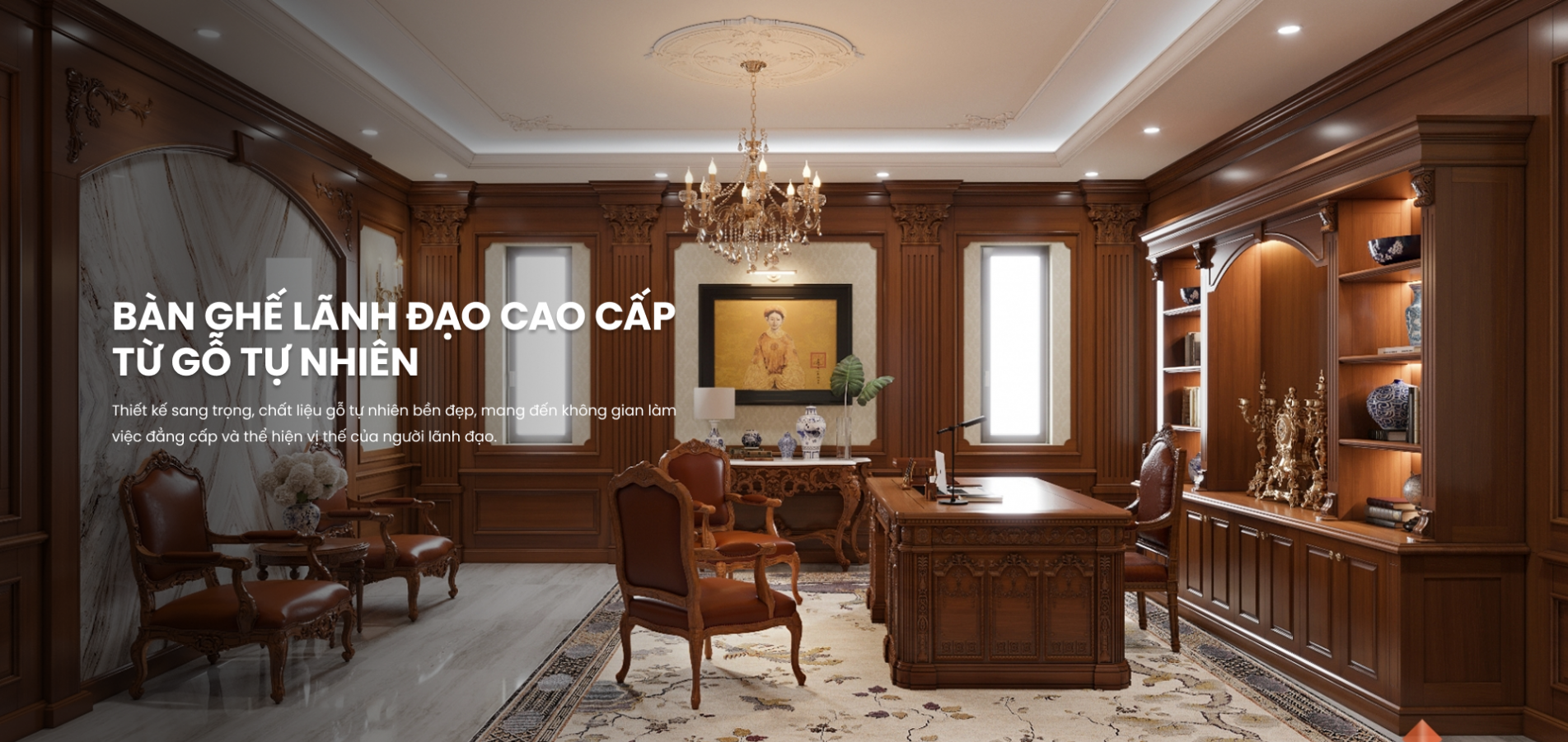 Combo phòng làm việc giám đốc chủ tịch