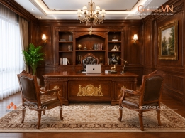 BÀN TỔNG GIÁM ĐỐC GỖ TỰ NHIÊN GÕ ĐỎ KHÍ CHẤT