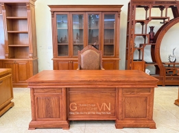 Bàn Giám Đốc hiện đại gỗ Hương Đá - Mã SP: HLT-H197
