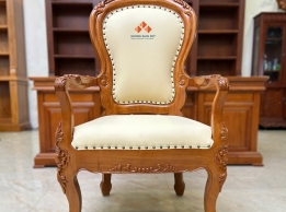 Ghế Giám đốc nữ gỗ gõ đỏ