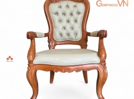 Ghế Giám Đốc Nữ Màu Kem – Thanh Lịch & Sang Trọng