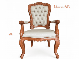 Ghế Giám Đốc Nữ Màu Kem – Thanh Lịch & Sang Trọng