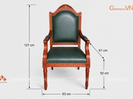 Ghế Giám Đốc - Lãnh Đạo Mẫu Tổng Thống Putin Gỗ Gõ Đỏ Bọc Da Xanh Rêu Ghế Giám Đốc - Lãnh Đạo Mẫu Tổng Thống Putin Gỗ Gõ Đỏ Bọc Da Xanh Rêu