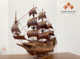 Thuyền gỗ hương - Quà tặng đầu năm 