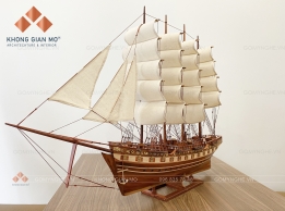 Mô hình thuyền gỗ cao cấp quà tặng sinh nhật cho lãnh đạo 