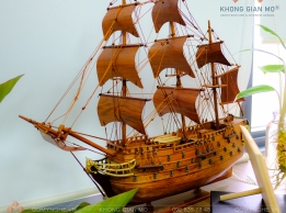 Thuyền buồm gỗ mỹ nghệ quà tặng doanh nhân đẳng cấp