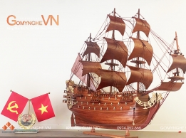 Mô hình Thuyền Chiến Hạm Royal Louis (gỗ hương)