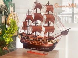 Quà tặng năm mới - Thuận Buồm Xuôi Gió Gỗ Trắc - Buồm Hương  Decor Tết