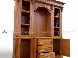 Tủ Tài Liệu Phòng Giám Đốc Gỗ Gõ Đỏ Cao Cấp