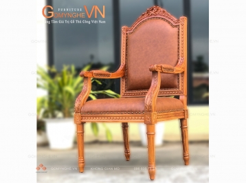 Ghế giám đốc chuẩn phong thái lãnh đạo | Mẫu ghế Putin gỗ gõ đỏ cao cấp