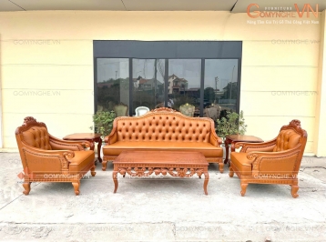 Bộ Sofa Tân Cổ Điển: Điểm Nhấn Sang Trọng Cho Phòng Khách Giám Đốc