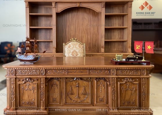 Tổng Hợp Mẫu Bàn Giám Đốc Gỗ Tự Nhiên