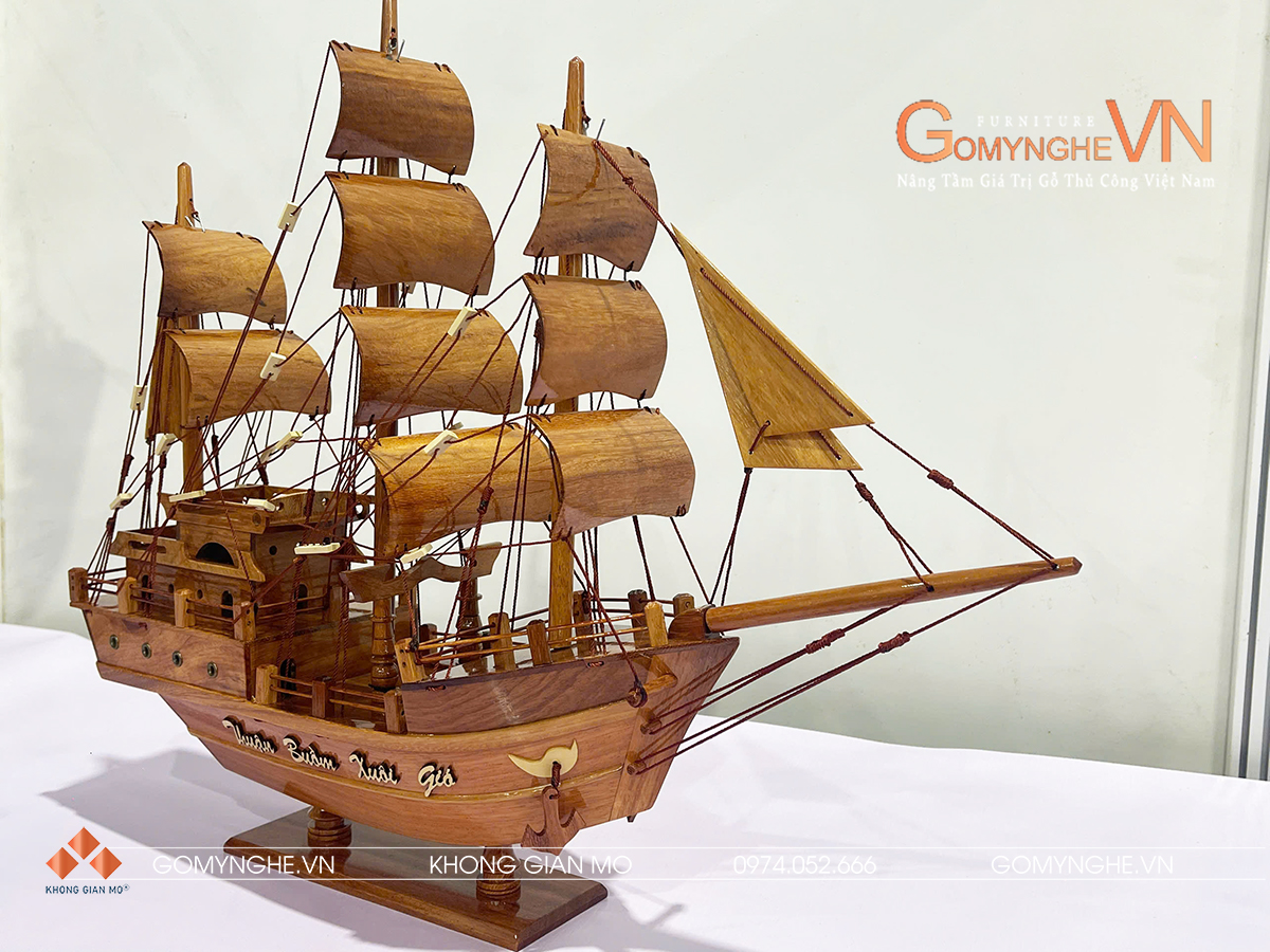Thuyền đánh cá Thái Lan gỗ gõ