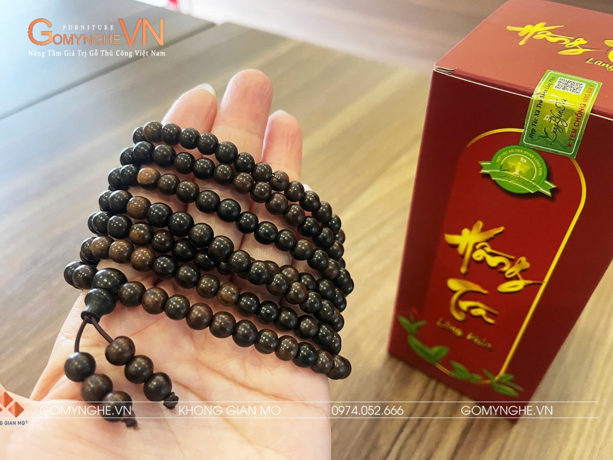 Vòng gỗ mun