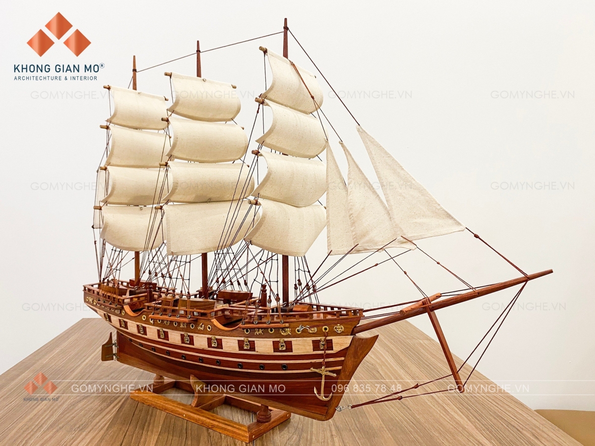 mô hình thuyền buồm đơn giản