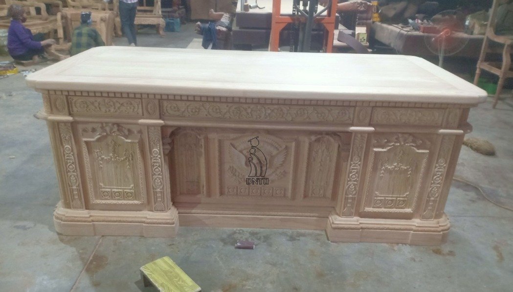 Bàn làm việc giám đốc gỗ tự nhiên mộc